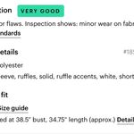 BCBGeneration  Elegant White Ruffle Dress size 8 Photo 4