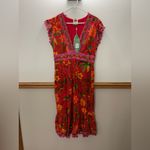 Farm Rio NWT  Solar Forest Button Down Midi Dress RARE Size large Retails $235 Photo 2