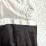 Free People NEW Womens Corset Black White Satin Off The Shoulder Size Medium Photo 7