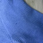 J.Crew  factory light blue chunky crewneck cotton knit sweater size large Photo 7