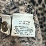 Loft Brown Black Animal Leopard Cheetah Print Soft Cardigan Small Photo 6