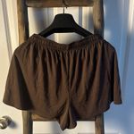 Reserved  Women's Brown Flowy Shorts S-M Photo 6