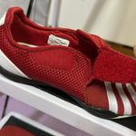Champion  Red and White Breeze Striped Suede Leather Shoes Womens 5.5 Photo 15