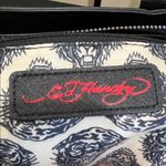Ed Hardy  | Black Graphic Tote Bag w/ Crossbody Photo 9