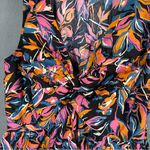 French Connection  Size M Boho Midi Dress Tiered Sleeveless Fall Floral Print Photo 2