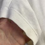 Michael Kors Cream Short Sleeve Cardigan Sweater Tunic with Beige Belt- Small Photo 10