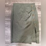 Fashion to figure  Green Button-Accent Pencil Skirt Photo 1