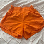 Lululemon  Orange Shorts Hotty Hot 4" Photo 0