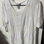 Women’s J Valdi Medium White Swimsuit Coverup Dress NWT Photo 0