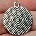 Pittsburg Steelers Logo Pendant Silver Tone 1/2" Gold Photo 3