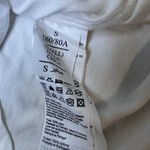 ALLSAINTS  Coni Dropout Shirt Dress Sleeveless Shoulder Pads Cotton Small White Photo 7