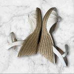 Montego Bay Club Stylish Beige Wedge Sandals with Knotted Detail Women's 9 Photo 7