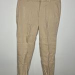 Zara basics cream tan slacks trousers women's size 6 neutral professional trendy Photo 0