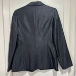 BCBG Max Azria 100% Silk Black 3 Button Long Sleeve Blazer Women 8 Photo 1
