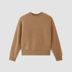 Everlane  The ReNew Fleece Oversized Crew Sweatshirt In Tiger’s Eye Photo 1
