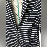 Boden Navy Striped Women's Blazer 6 Blue Photo 2