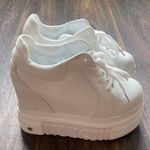 White Platform Shoes Size 6.5 Photo 0