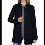 Velvet Graham & Spencer Evalyn Black French Terry Military Jacket Size XS Blazer Photo 0