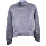 Nordstrom Generation K Mock Neck Cropped Long Sleeve Mock Neck Knit Sweater Top Lavender Photo 2