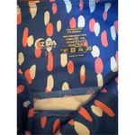 Zyia Drop Of Spring Cropped Light N Tight Blue Pink Polka Dot Athletic leggings Photo 2