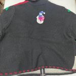 Designer Originals Studio Fa La La America Limited Snowman Zip Up Sweater Photo 1