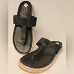 Joie  Women's Nacho Espadrille Women’s Black Sandals Slides Size 9 Photo 1