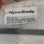 Vintage 80s Alyssa Brooke Knit Sweater Vest Women’s M Cottagecore Cute Teacher White Size M Photo 4