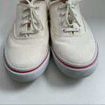 Tory Burch Murray Shoes Sneaker Flats Tennis Shoes Medallion Logo Canvas Cream Photo 2