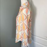 Princess Polly Retro 70s Print Button Down Collared Long Sleeve Blouse Women’s 2 Photo 3