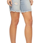 Sofia Vergara Distressed Bermuda Jean/Denim Shorts. Photo 0