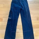 Peachy Den‎ the Dita Trousers Small Cargo Pants Wide Leg Blue Photo 3
