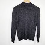 By Design Black Mock Neck Long Sleeve Knit Pullover Sweater Women's Size Small S Photo 1
