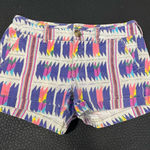 American Eagle outfitters Aztec tribal size 4 midi twill shorts Photo 0