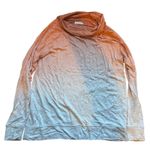 Lou & grey Ombre Cowl Neck Tunic Top Long Sleeve Lightweight Pullover Photo 0