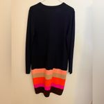 Trina Turk  Camp Colorblock Navy‎ Blue Sweater Knit Dress - M Photo 2
