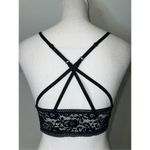 Xhilaration Women’s Black Lace Wireless Bra Medium Photo 2