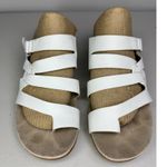 Baretraps  White Wedge Sandals Adjustable Straps Comfort Women's 9.5 Photo 1