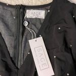 Sage NWT the Label Black Dress with White Stars Photo 53