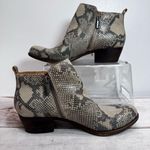 Lucky Brand Basel Bootie Snakeskin Genuine Leather Ankle Boots Mobwife Photo 2
