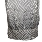 White House | Black Market Silver Gray Silvertone Hardware Burnout Top EUC XS Photo 4