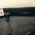 CHAPS Womens Jeans Mid Rise Crop Kick Dark Wash Stretch Size 4/27 Photo 2