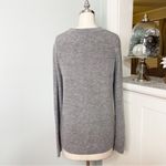 Abercrombie & Fitch Gray Crewneck Sweater Side Zipper Medium Photo 7