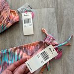 Raisin's NWT  multi striped two piece bikini small top and large bottoms Photo 4