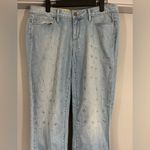 Paige Jimmy Jimmy Skinny in Naomi Embellished Crystal Boyfriend Jeans Size 28 Photo 4