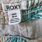 Roxy Green and White Patterned Pants Photo 2