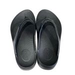 OOFOS OOriginal Thong Recovery Sandals Black Women’s Size 10 EU 41 Comfort Slide Photo 3