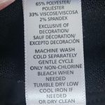 Loft  Black with White Stripe Dress Marisa Trouser Pants Photo 8