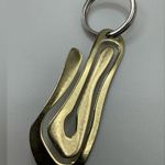 A rare Vintage Ippolita Bookmark Key Chain 3 5/8" Gold Tone Metal Keyring Photo 0