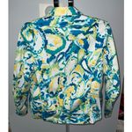 Coldwater Creek  Women's Multicolor Zip Pockets Blazer Jacket‎ Size 1X Photo 4