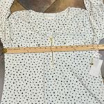 Workshop New! NWT The  Zip v-neck 3/4 Sleeve Blouse Medium Photo 8